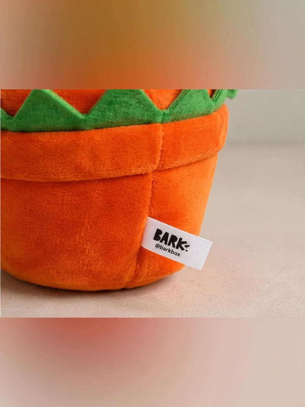 Bark Hana The Hippie Hopper Dog Toy Plush Bunny Hide and Seek